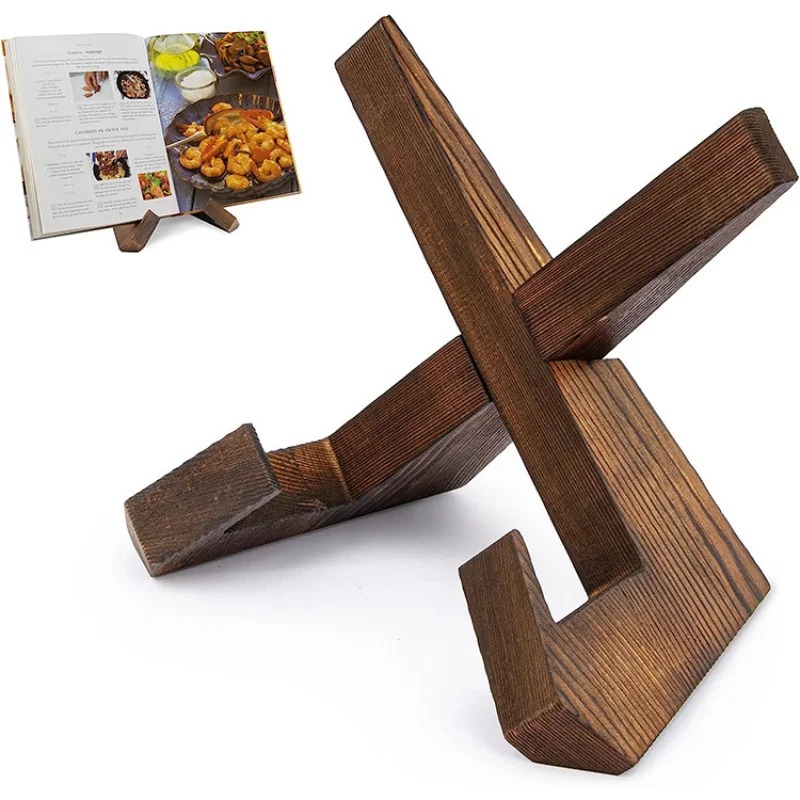 Home Cooking Menu - ตําราอาหารไม้ขาตั้ง Handmade หนังสือสูตรเมนูขาตั้งร้านอาหารบ้านแขวน Study Desktop สําหรับทําอาหาร