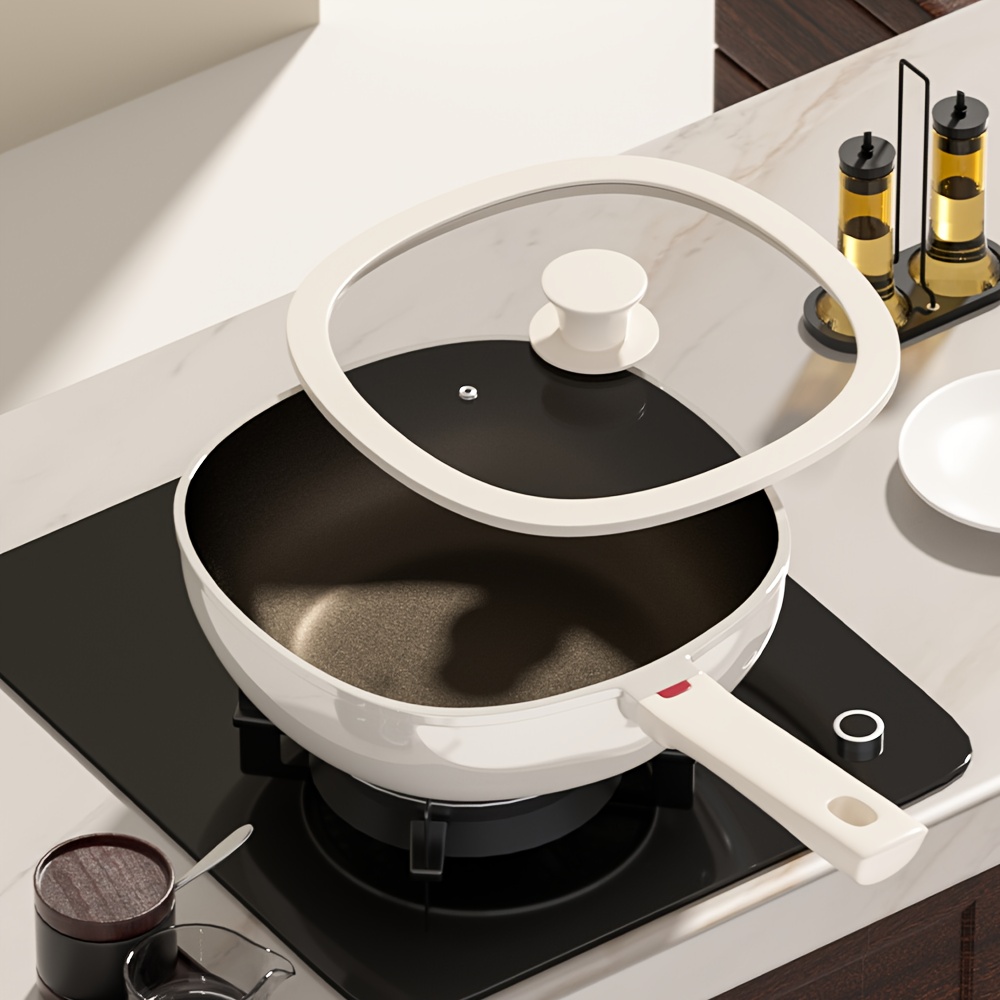 Crepe Pan Nonstick - ชุดกระทะเซรามิกไทเทเนียม New Dream - กระทะเคลือบสารกันติดพร้อมตะหลิวซิลิโคน, กระทะก้นแบนแบบไม่เคลือบ,