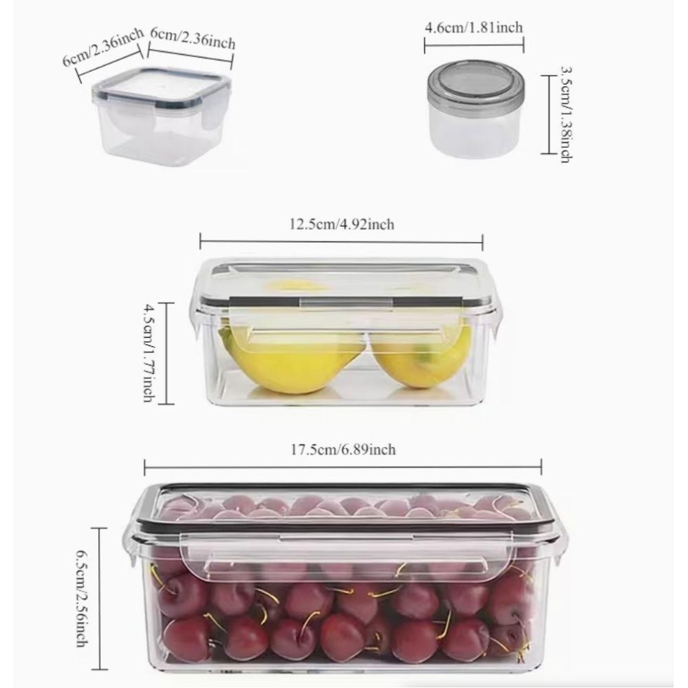 กล่องเก็บอาหารใส 4 ชิ้น พร้อมฝ - Home Cooking Food บทวิจารณ์และราคา