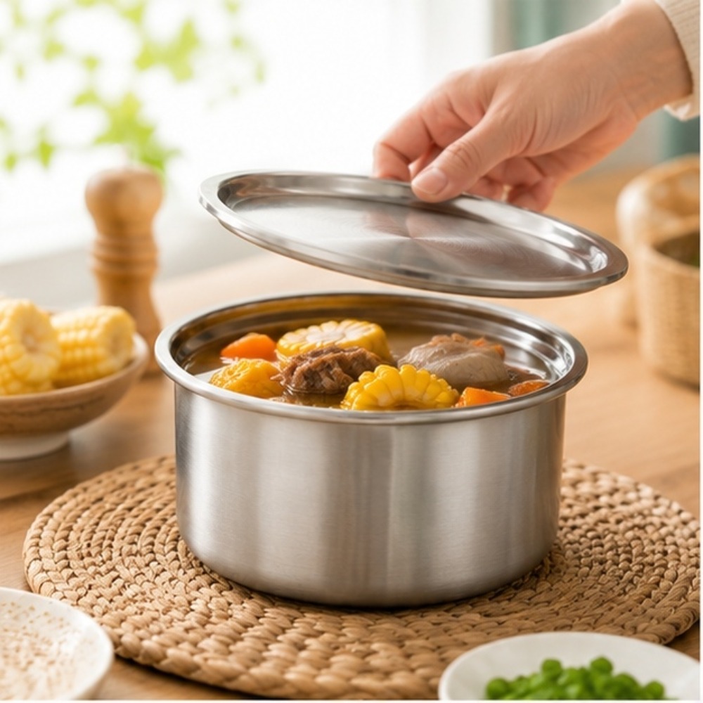 ถ้วยสแตนเลส 304 พร้อมฝาปิด สำห - Home Cooking Food บทวิจารณ์และราคา