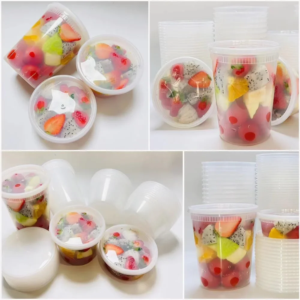 24 ชิ้น Deli ภาชนะเก็บอาหารพร้ - Home Cooking Food บทวิจารณ์และราคา