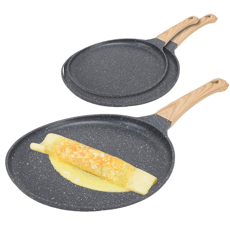 กระทะเคลือบเซรามิกสำหรับทำแพนเ - Crepe Pan Nonstick บทวิจารณ์และราคา