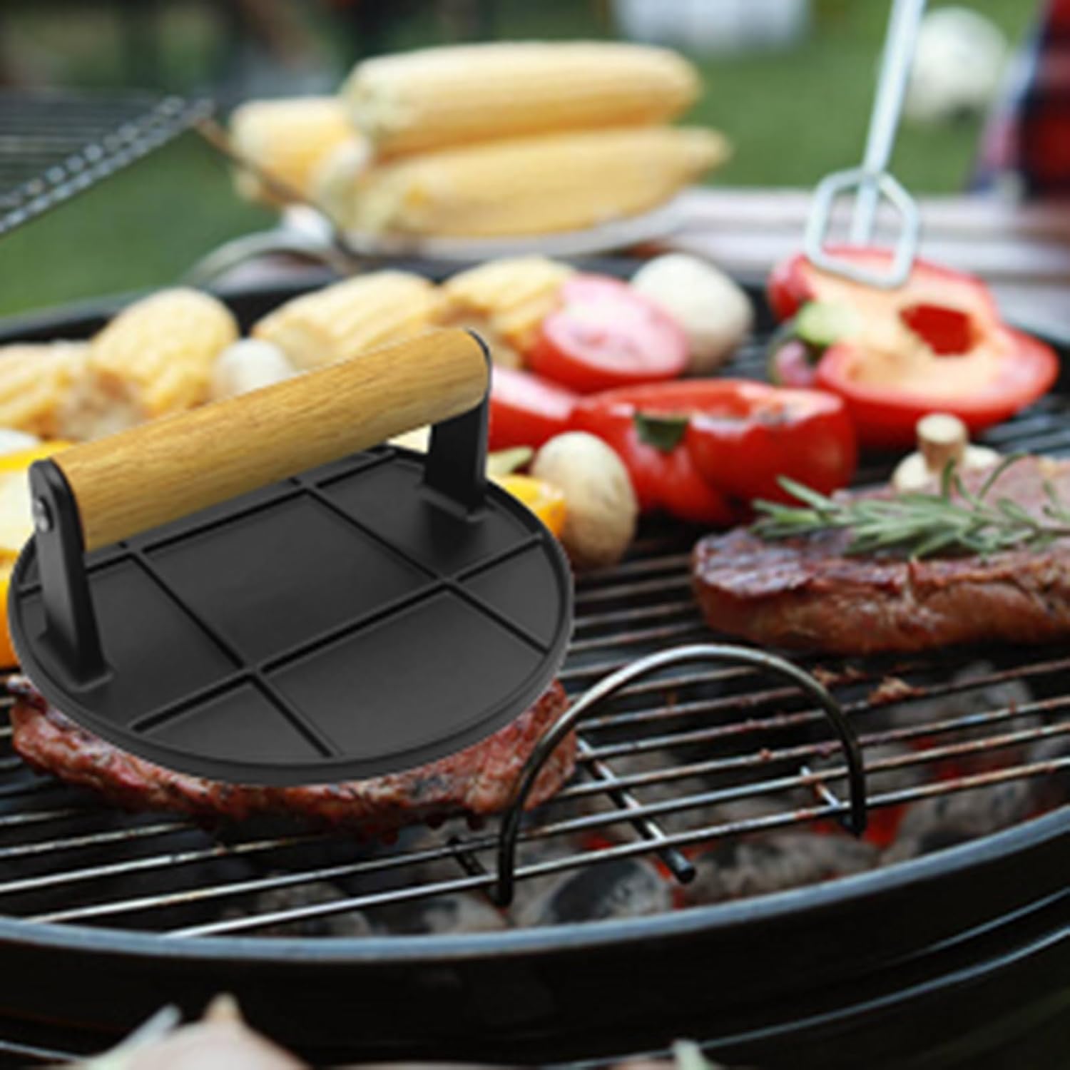 เครื่องกดเบอร์เกอร์แบบมีด้ามไม - Crepe Pan Nonstick บทวิจารณ์และราคา
