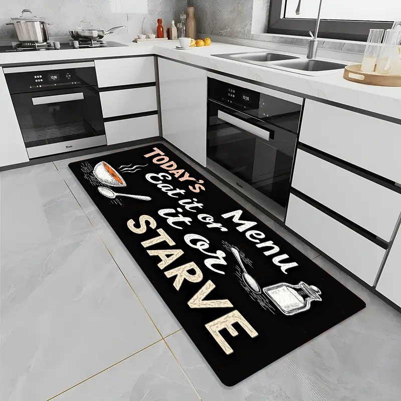 พรมปูพื้นลายกระดานดำสำหรับห้อง - Home Cooking Menu บทวิจารณ์และราคา