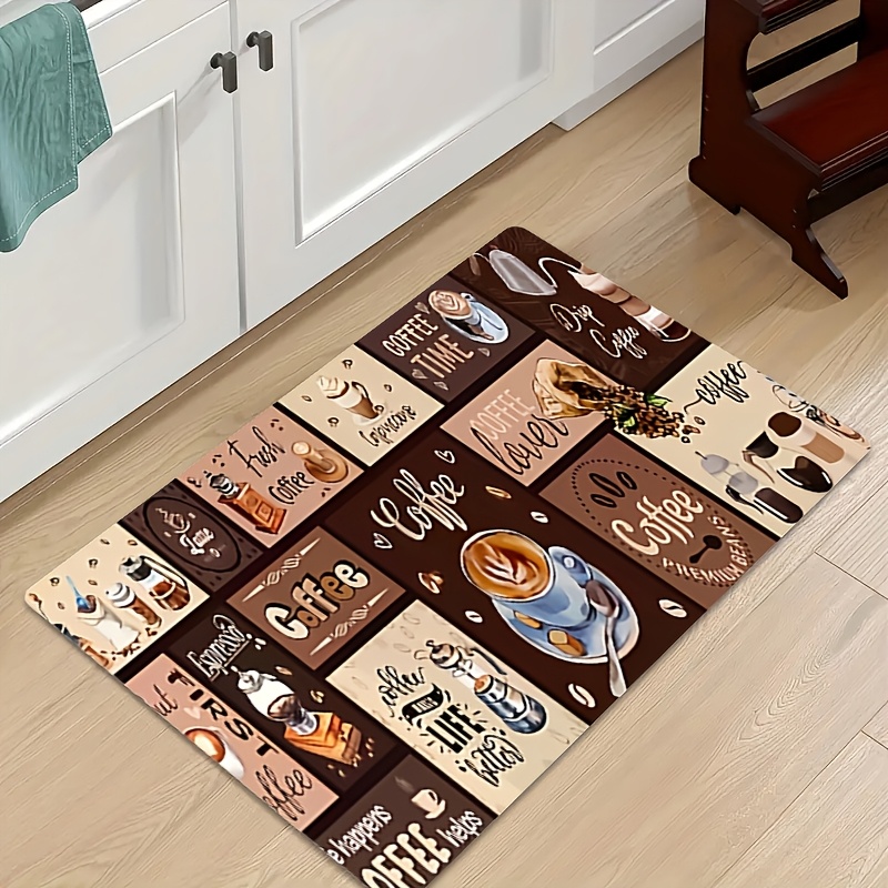 พรมปูพื้นลายกาแฟแบบหลายช่อง สำ - Home Made Cooking Quotes บทวิจารณ์และราคา
