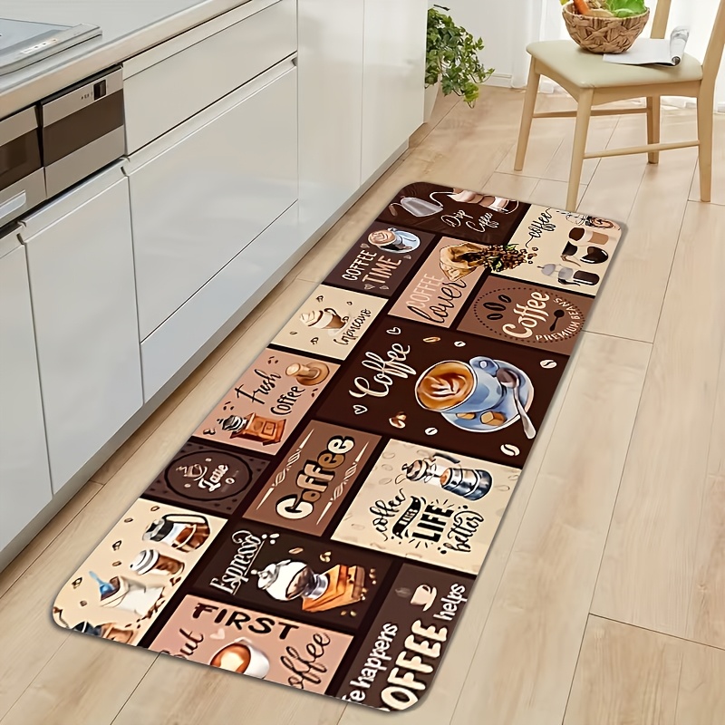 พรมปูพื้นลายกาแฟแบบหลายช่อง สำ - Home Made Cooking Quotes บทวิจารณ์และราคา
