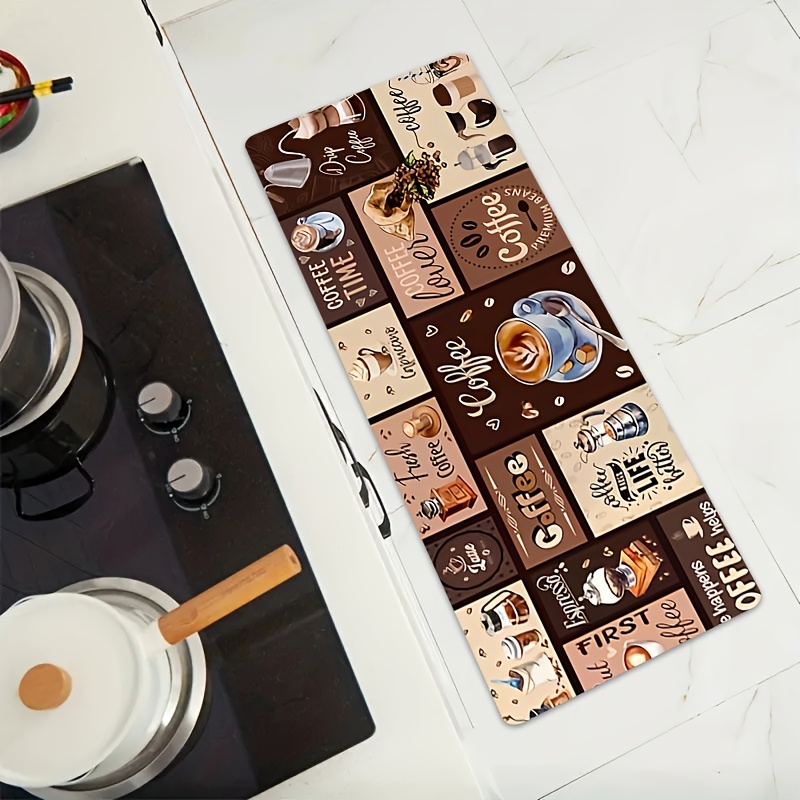 พรมปูพื้นลายกาแฟแบบหลายช่อง สำ - Home Made Cooking Quotes บทวิจารณ์และราคา