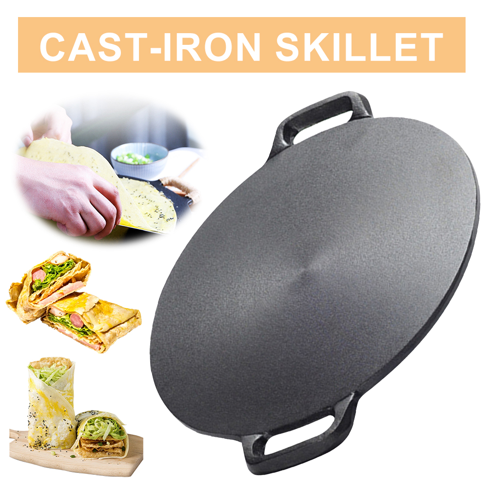 กระทะเหล็กหล่อเคลือบสำหรับย่าง - Crepe Pan Nonstick บทวิจารณ์และราคา
