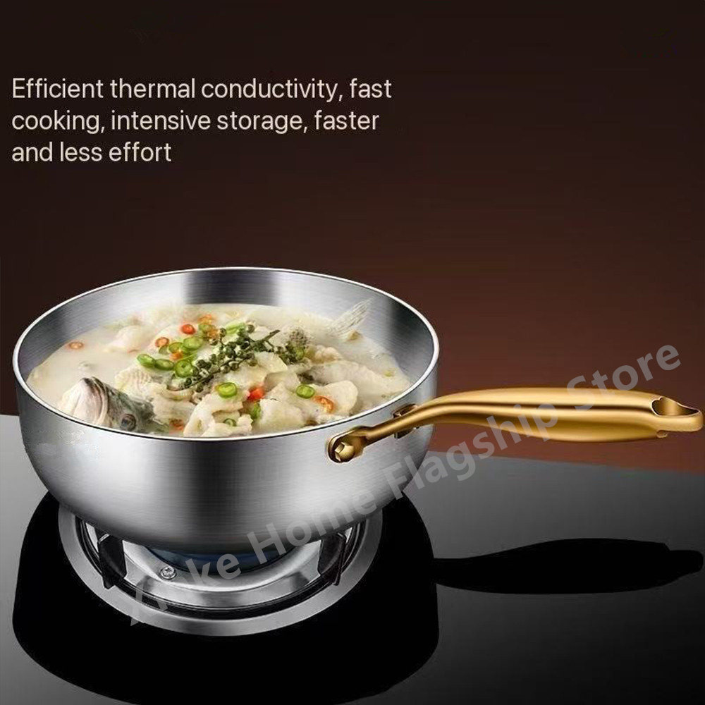 316 กระทะสแตนเลสลึกไม่เคลือบผิ - Crepe Pan Nonstick บทวิจารณ์และราคา