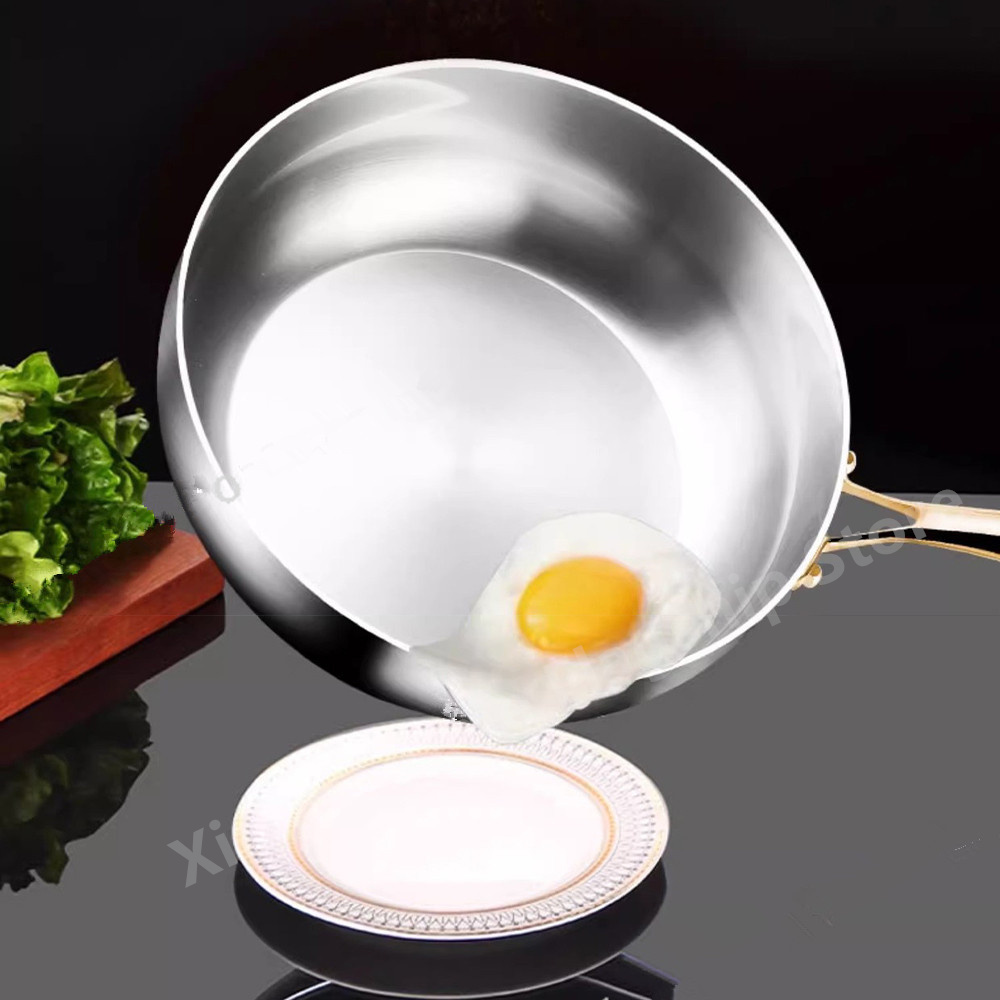 316 กระทะสแตนเลสลึกไม่เคลือบผิ - Crepe Pan Nonstick บทวิจารณ์และราคา