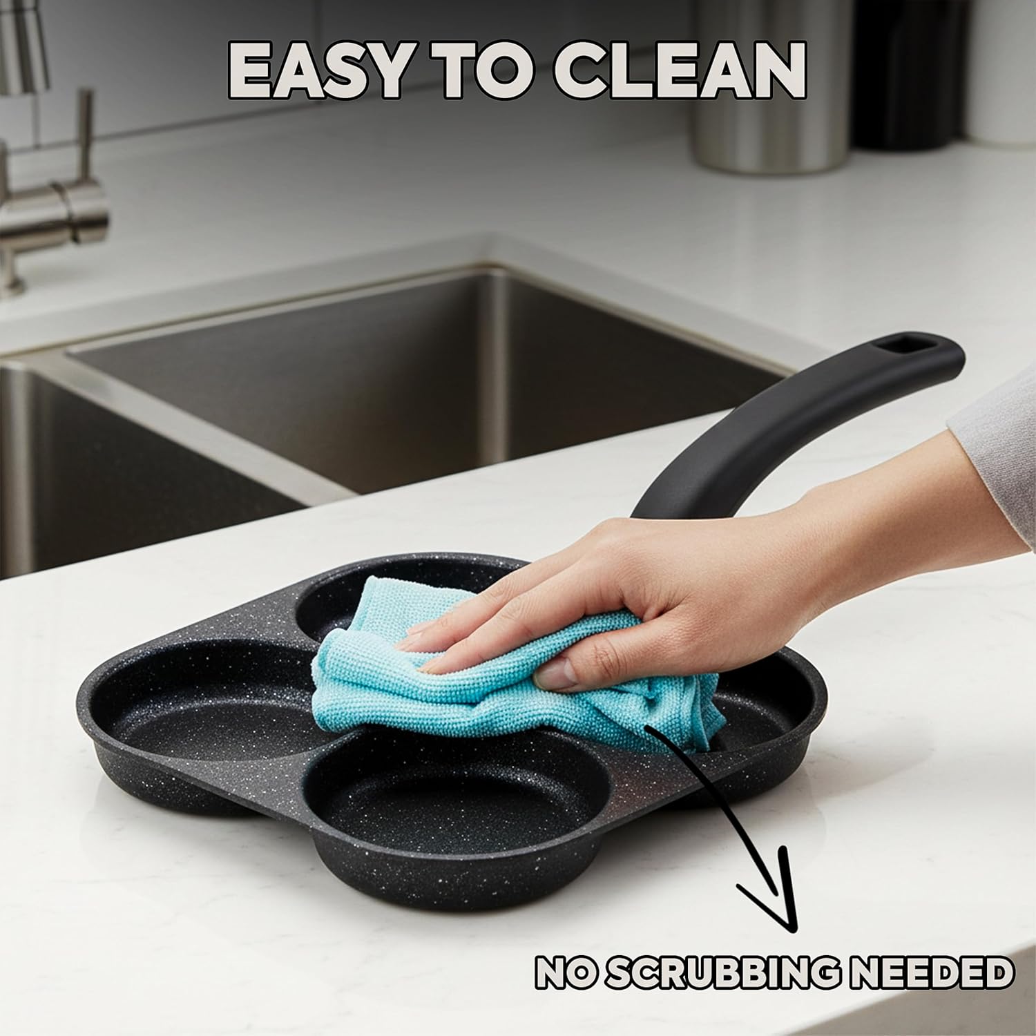 กระทะทอดไข่ กระทะแพนเค้กแบบไม่ - Crepe Pan Nonstick บทวิจารณ์และราคา