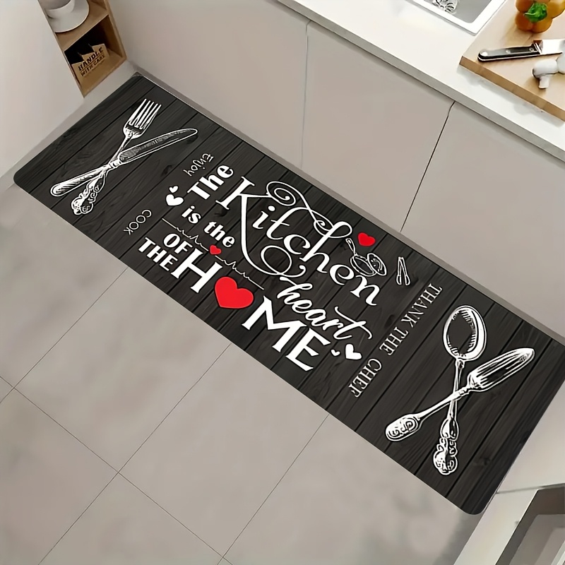 พรมปูพื้นครัวลายพิมพ์คำคมเชฟคร - Home Made Cooking Quotes บทวิจารณ์และราคา